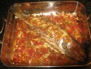 Baked Redfish with Lemon Butter Sauce Recipe