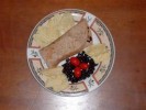 Caption: Veg Bean Burrito