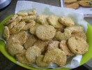 Fried Green Tomatoes with Buttermilk Dipping Sauce