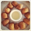 Thai Donuts with condensed milk...a sweet treat everyone loves!