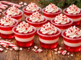 Candy Cane Jello Shots