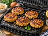 Lowfat Salmon Patties George Foreman Grill