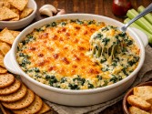 Hot and Cheesy Spinach Artichoke Dip