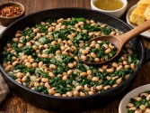 Black Eyed Peas with Spinach