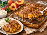 Peach Enchiladas Peach Enchiladas
