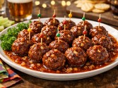 Zesty Beer Meatballs