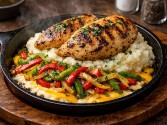 TGI Friday's Sizzling Chicken And Cheese