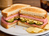 Peanut Butter And Bologna Sandwich