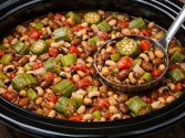 Okra and Black Eyed Peas
