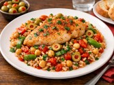 Spanish Chicken With Garbanzo Beans And Olives Spanish Chicken With Garbanzo Beans And Olives