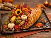 Holiday Cornucopia Bread Centerpiece