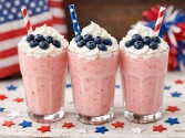 Patriotic Milk Shakes Patriotic Milk Shakes