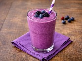 A Berry Purple Smoothie