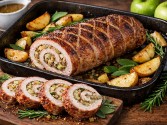 Apple-Sage Stuffed Pork Loin Roast