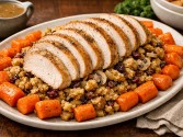 Turkey Breast With Cranberry Stuffing