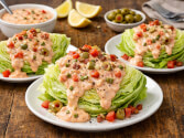 Iceberg Wedges With Thousand Island Dressing Iceberg Wedges With Thousand Island Dressing