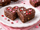 Awesome Double Chocolate Valentine's Brownies