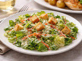 Tossed Salad With Creamy Garlic Dressing Tossed Salad With Creamy Garlic Dressing