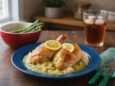 Baked Chicken With Lemon Pie Filling Sauce