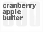 Cranberry Apple Butter
