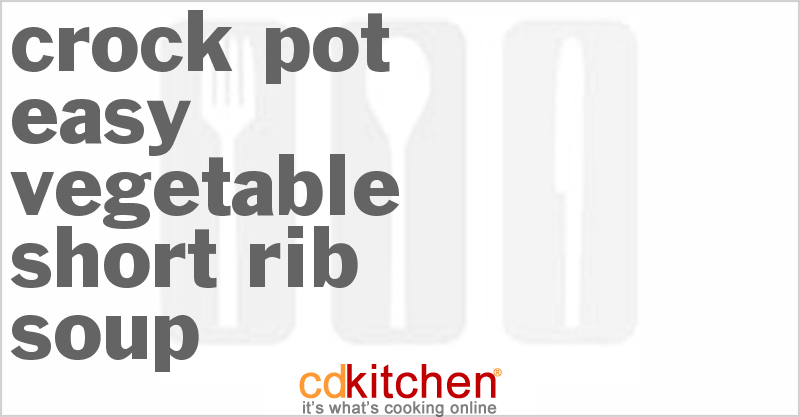 Easy beef short ribs recipe crock pot