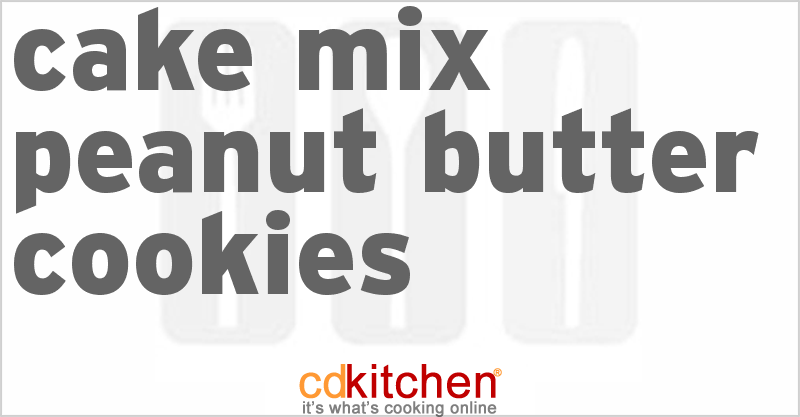 Butter Recipe peanut cake Mix yellow Cookies mix how cookies CDKitchen Cake  butter from Peanut make with to