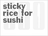 recipe for sticky rice for sushi