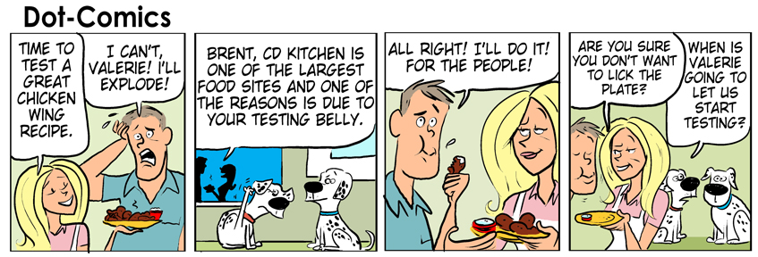 CDKitchen Cooking Comics, Issue # 1. Click to view the next in the series.