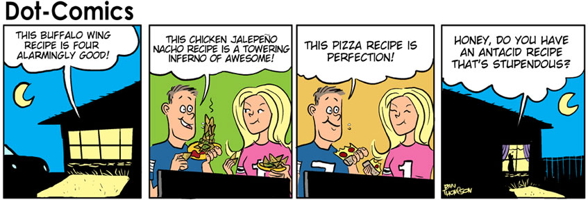 CDKitchen Cooking Comics, Issue # 17. Click to view the next in the series.