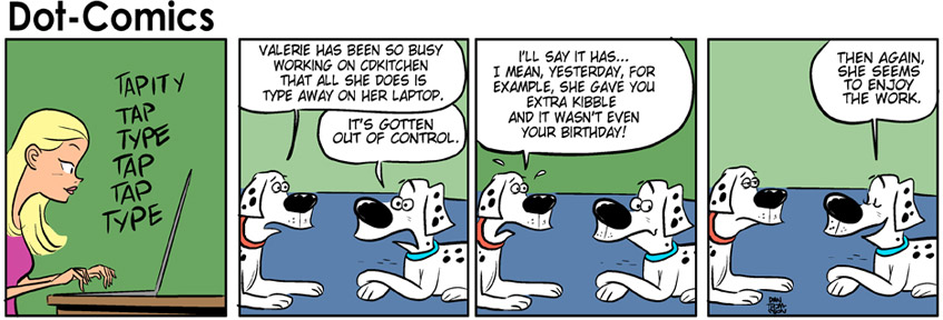 CDKitchen Cooking Comics, Issue # 54. Click to view the next in the series.