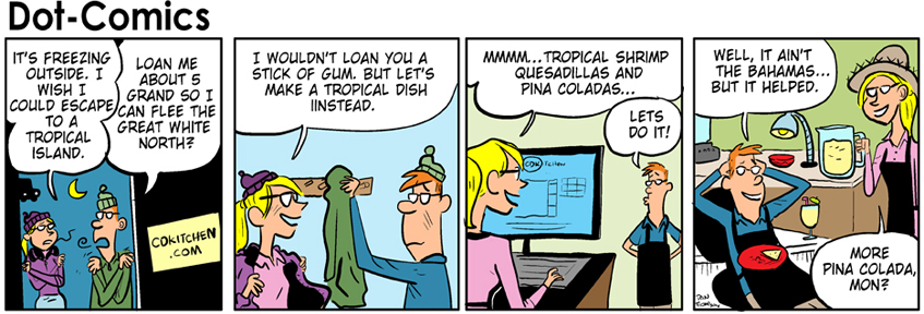 CDKitchen Cooking Comics, Issue # 62. Click to view the next in the series.
