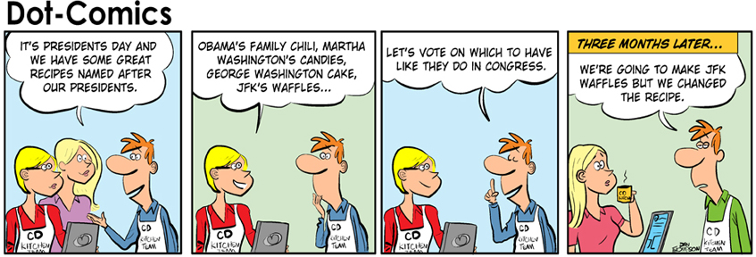 CDKitchen Cooking Comics, Issue # 68. Click to view the next in the series.