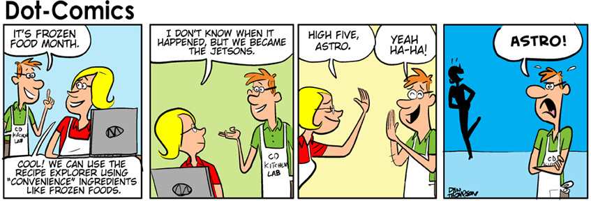 CDKitchen Cooking Comics, Issue # 70. Click to view the next in the series.