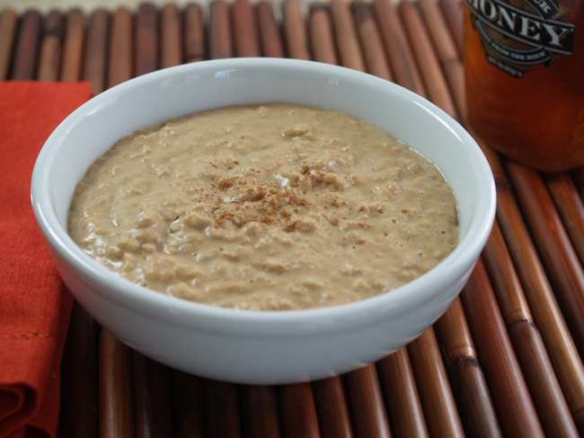 Oatmeal. It's what's for breakfast.