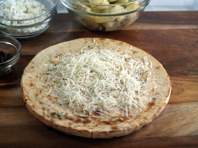 Topped with a layer of cheese