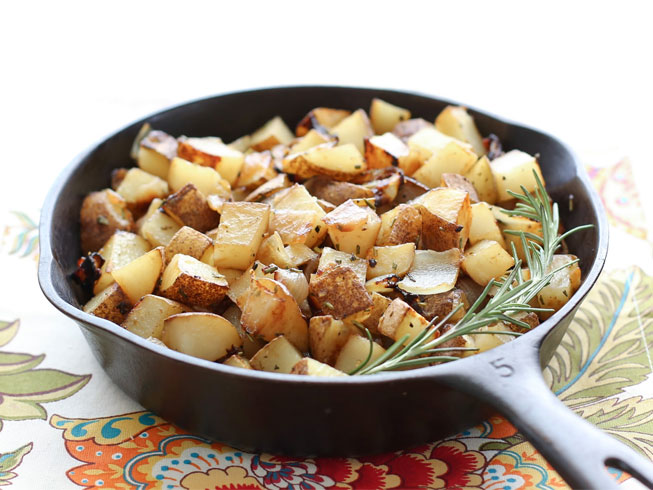 Rosemary Onion Skillet Potatoes