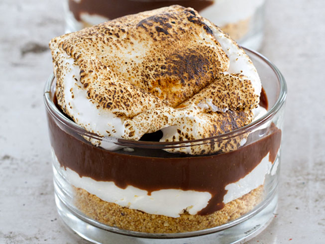 No Bake S'mores Cheesecake
