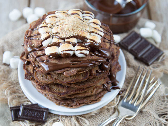 S'mores Pancakes