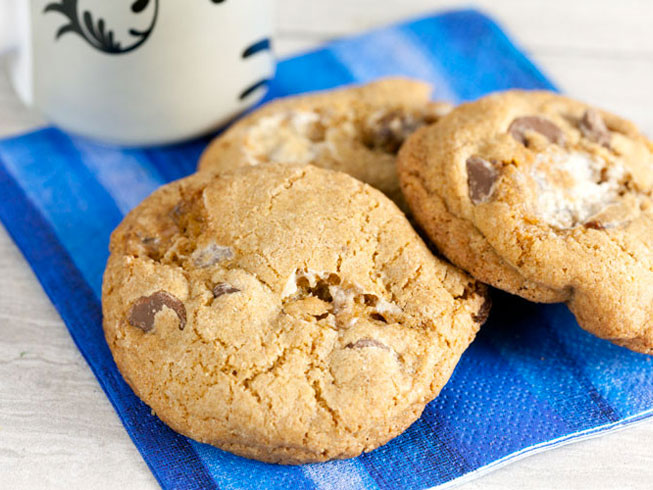 Whole Wheat S'mores Cookies