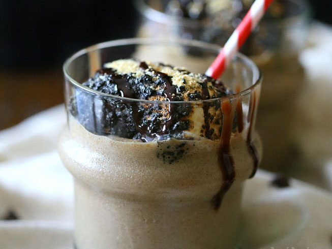 Double Chocolate S'mores Milkshake