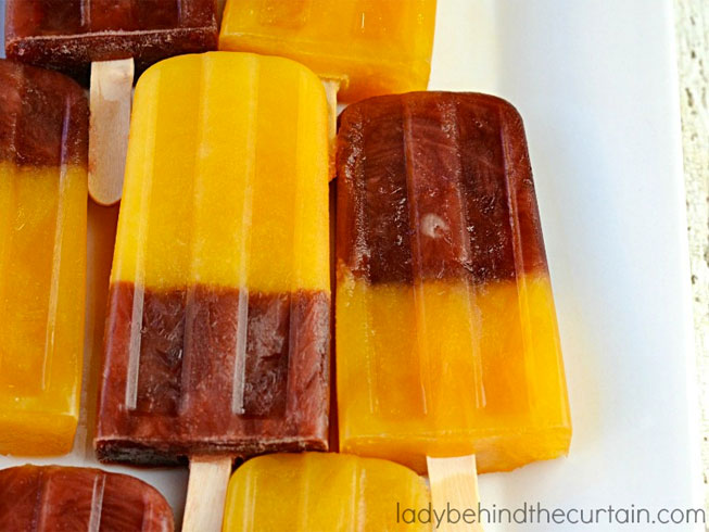 Cherry Peach Pops