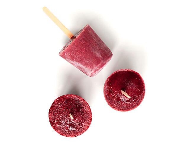 Cherry Almond Popsicles