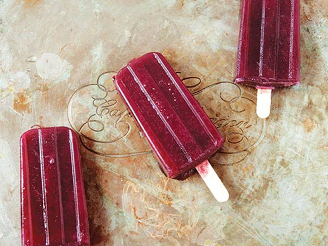 Red Wine Popsicles