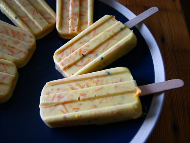 Carrot Halwa Pops (dairy free)