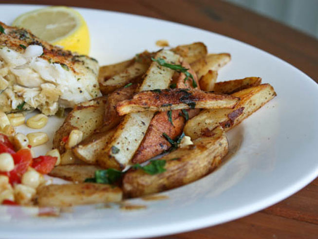 Baked Old Bay Fries