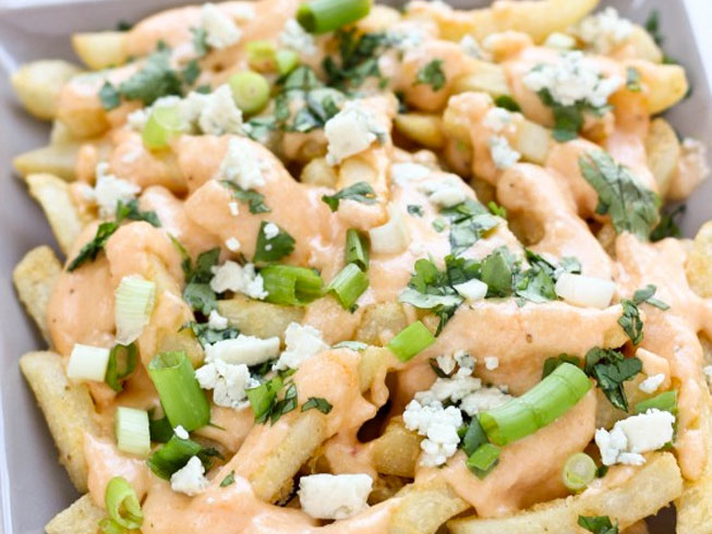 Buffalo Beer Cheese Fries