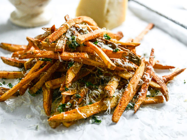 Herb Salted Garlic Parmesan French Fries