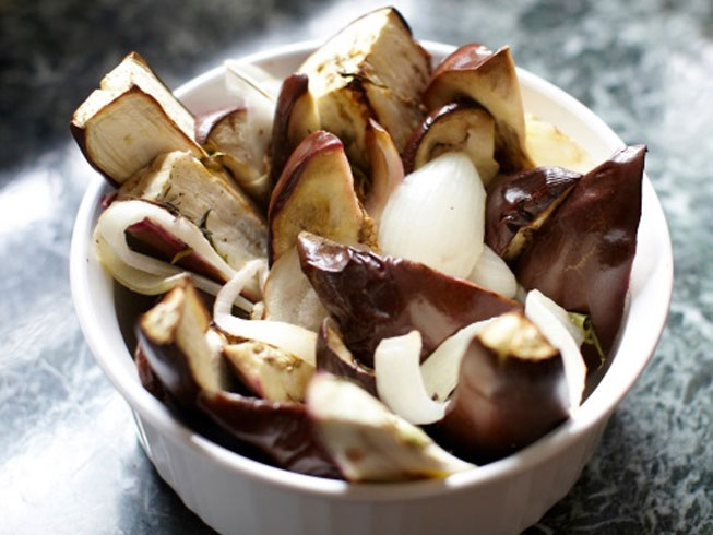 Baked Cider Eggplant Fries