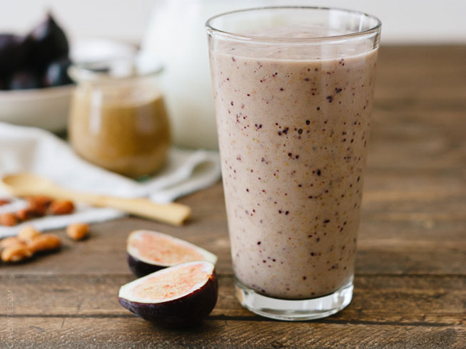 Fig And Almond Butter Smoothie