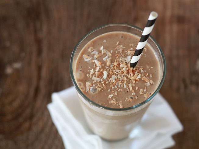 Toasted Coconut Coffee Smoothie